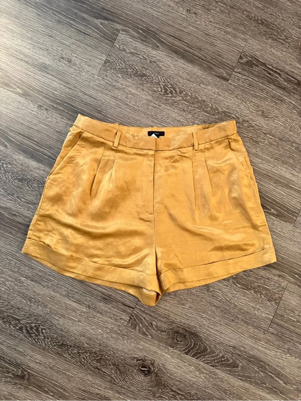 J. Crew High Rise Pleated Suit Short New